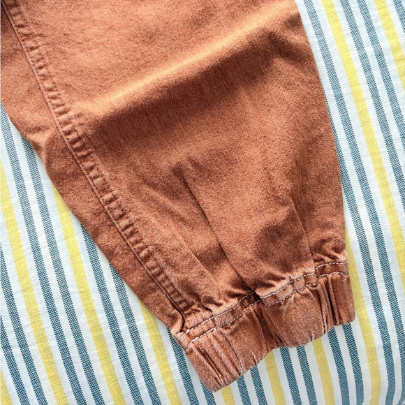 Bought in Japan! Vintage U series Brown Jogger Denim Pants - Picture 7 of 7
